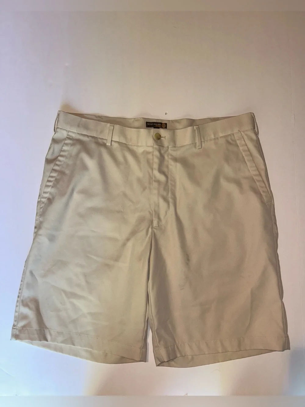 Peter Millar Wicking Tan Shorts, Men Size 36